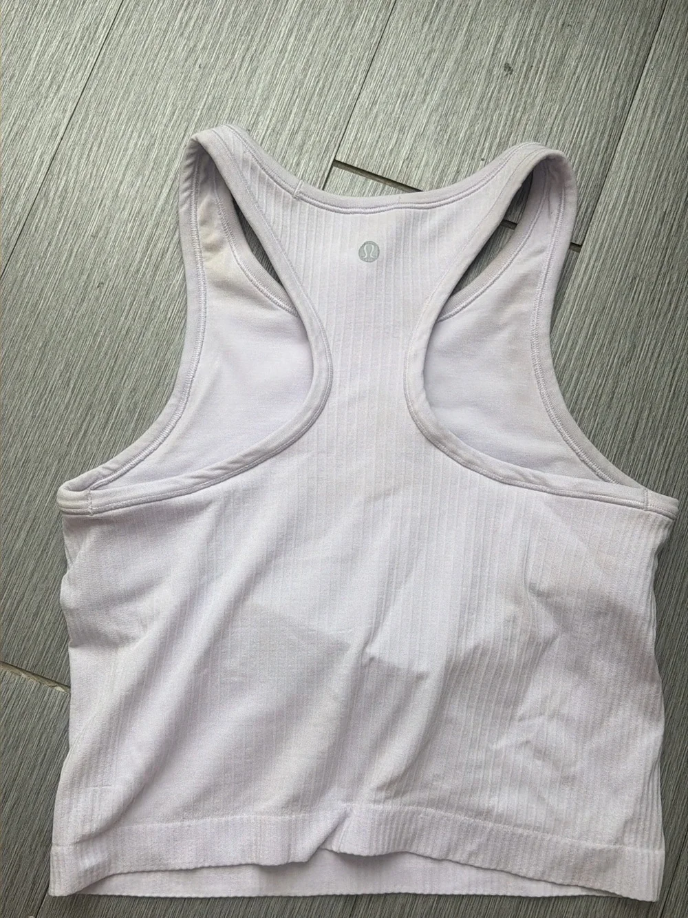 Lululemon Ebb to Street Lilac Racerback Tank Top Size 6